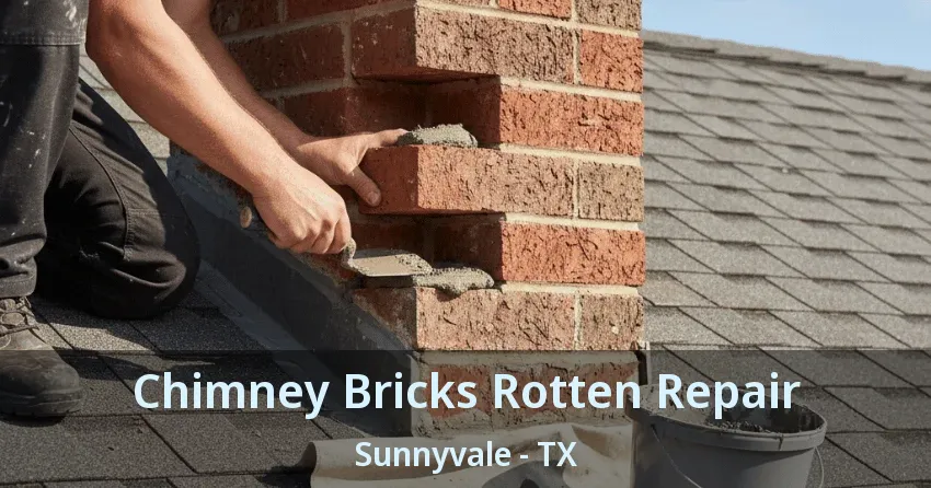 Chimney Bricks Rotten Repair Sunnyvale - TX