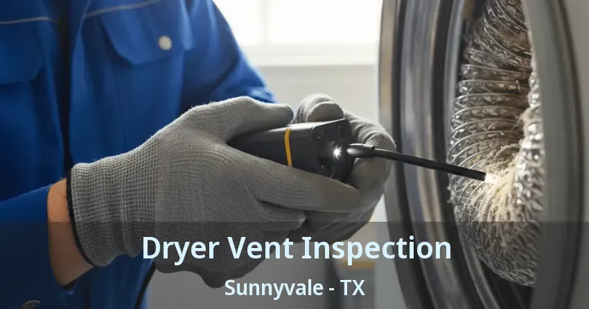 Dryer Vent Inspection Sunnyvale - TX