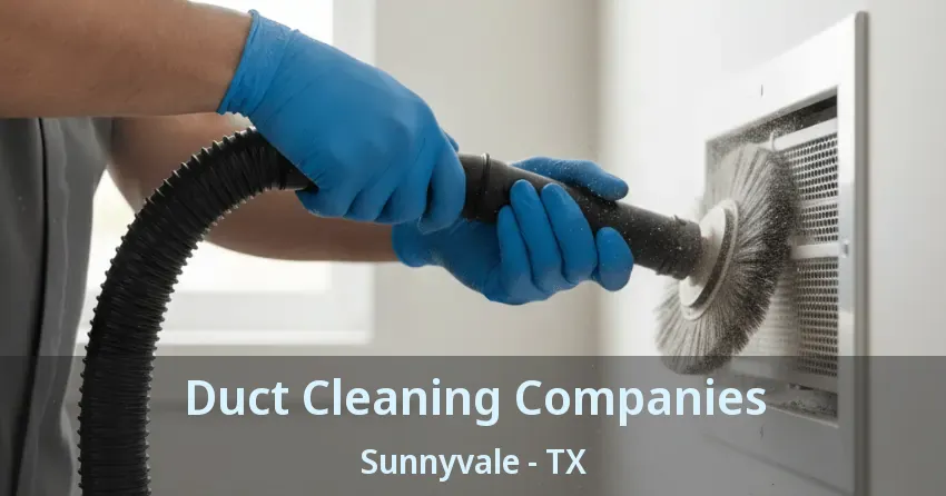 Duct Cleaning Companies Sunnyvale - TX