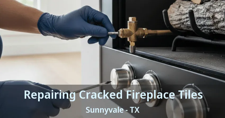Repairing Cracked Fireplace Tiles Sunnyvale - TX